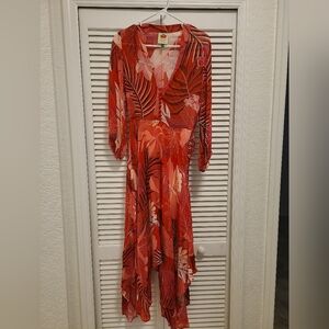 Farm in Rio dress red